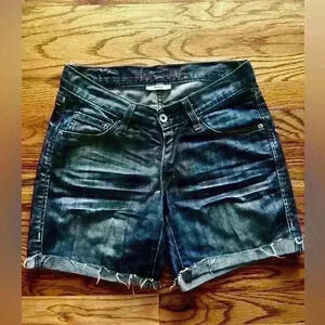 Levi's Dark Blue Jean Shorts